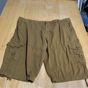 X RAY Jeans Mens Cargo Shorts Solid brown   Classic‎   Size 44